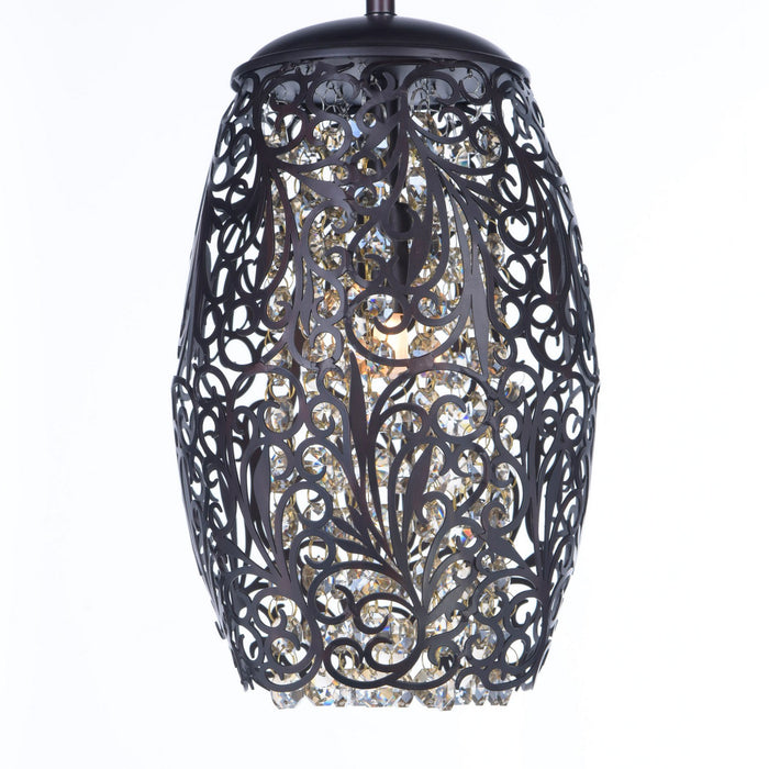 Maxim 24153CGOI One Light Mini Pendant, Oil Rubbed Bronze