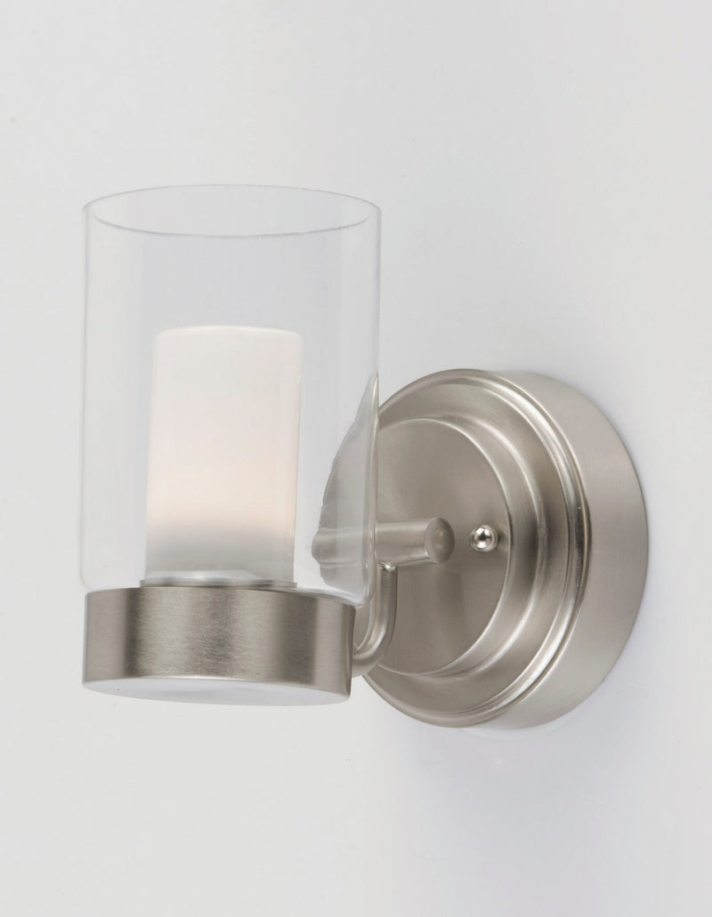 Maxim 30261CLFTSN LED Wall Sconce, Satin Nickel