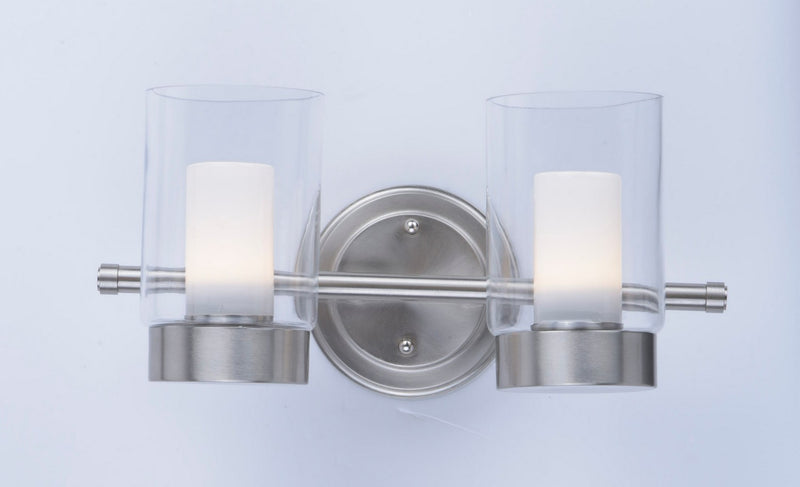Maxim 30262CLFTSN LED Bath Vanity, Satin Nickel