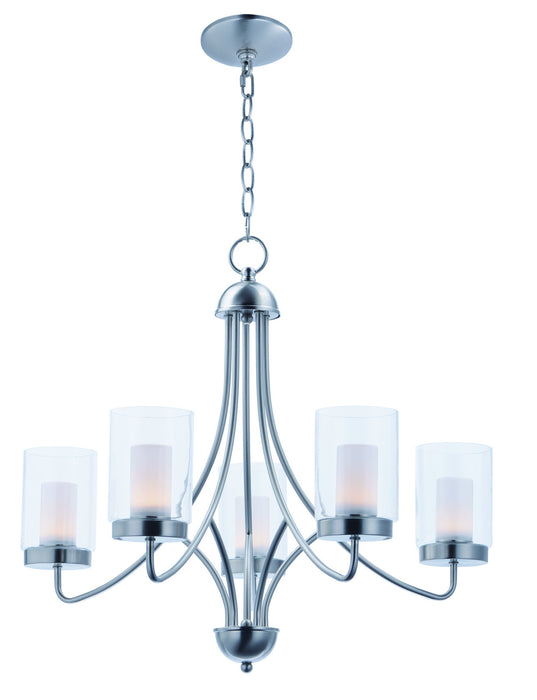 Maxim 30265CLFTSN LED Chandelier, Satin Nickel