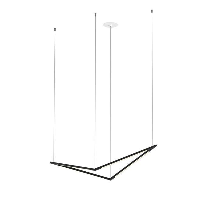 Koncept ZBP-16-B-SW-MTB-CNP LED Pendant, Matte Black