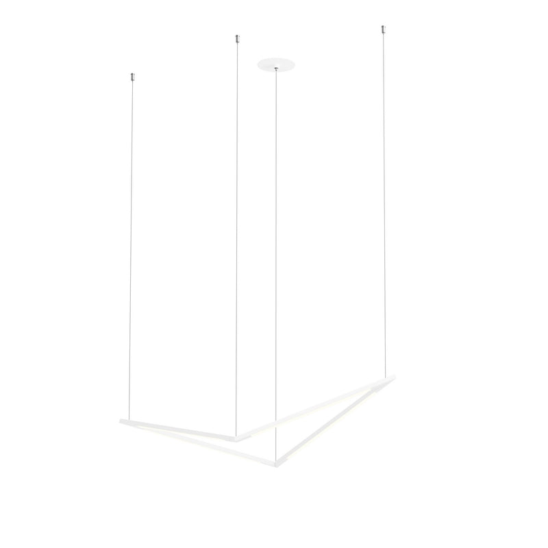 Koncept ZBP-16-B-SW-MWT-CNP LED Pendant, Matte White