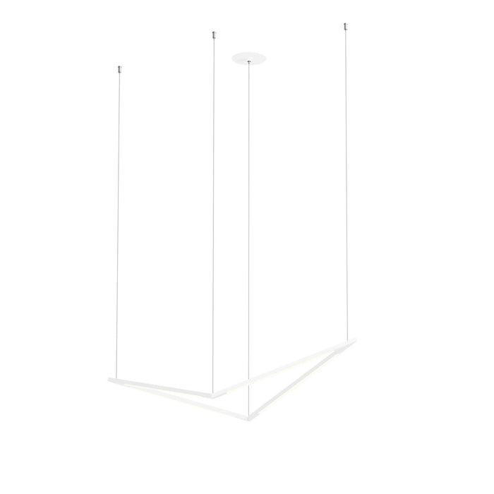 Koncept ZBP-16-B-SW-MWT-CNP LED Pendant, Matte White
