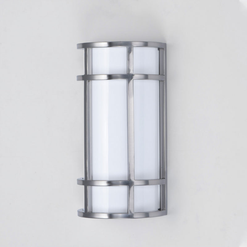 Maxim 55571WTSN LED Outdoor Wall Sconce, Satin Nickel