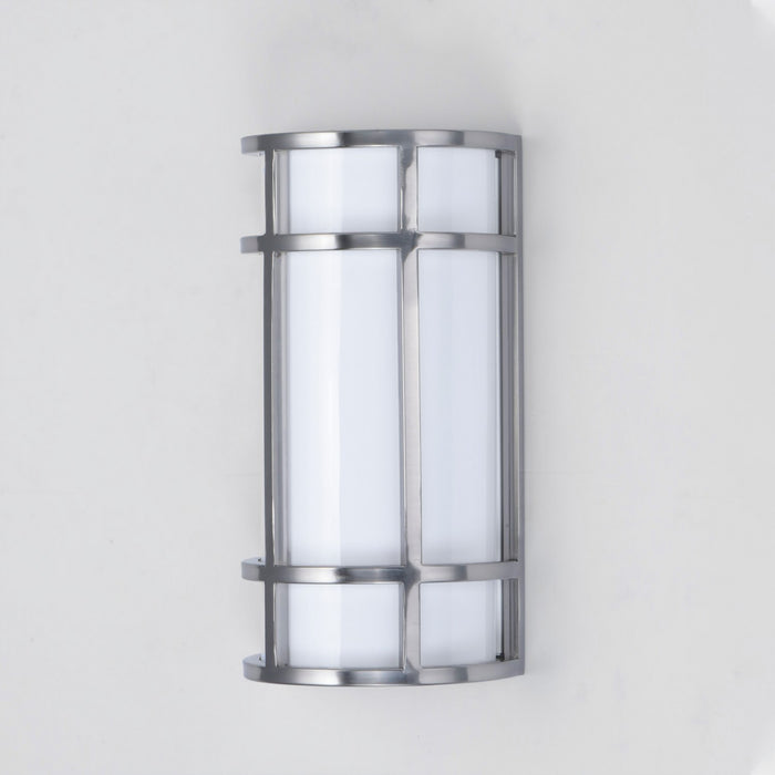 Maxim 55571WTSN LED Outdoor Wall Sconce, Satin Nickel