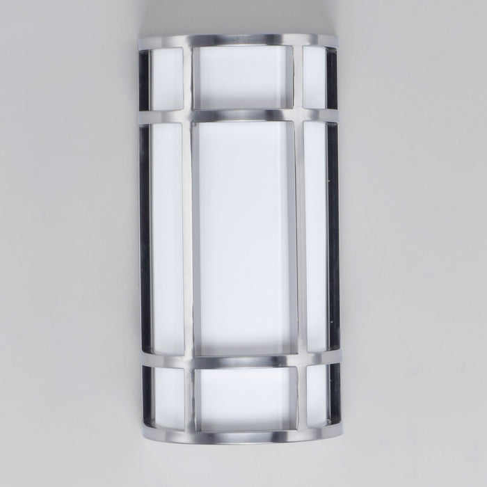 Maxim 55571WTSN LED Outdoor Wall Sconce, Satin Nickel