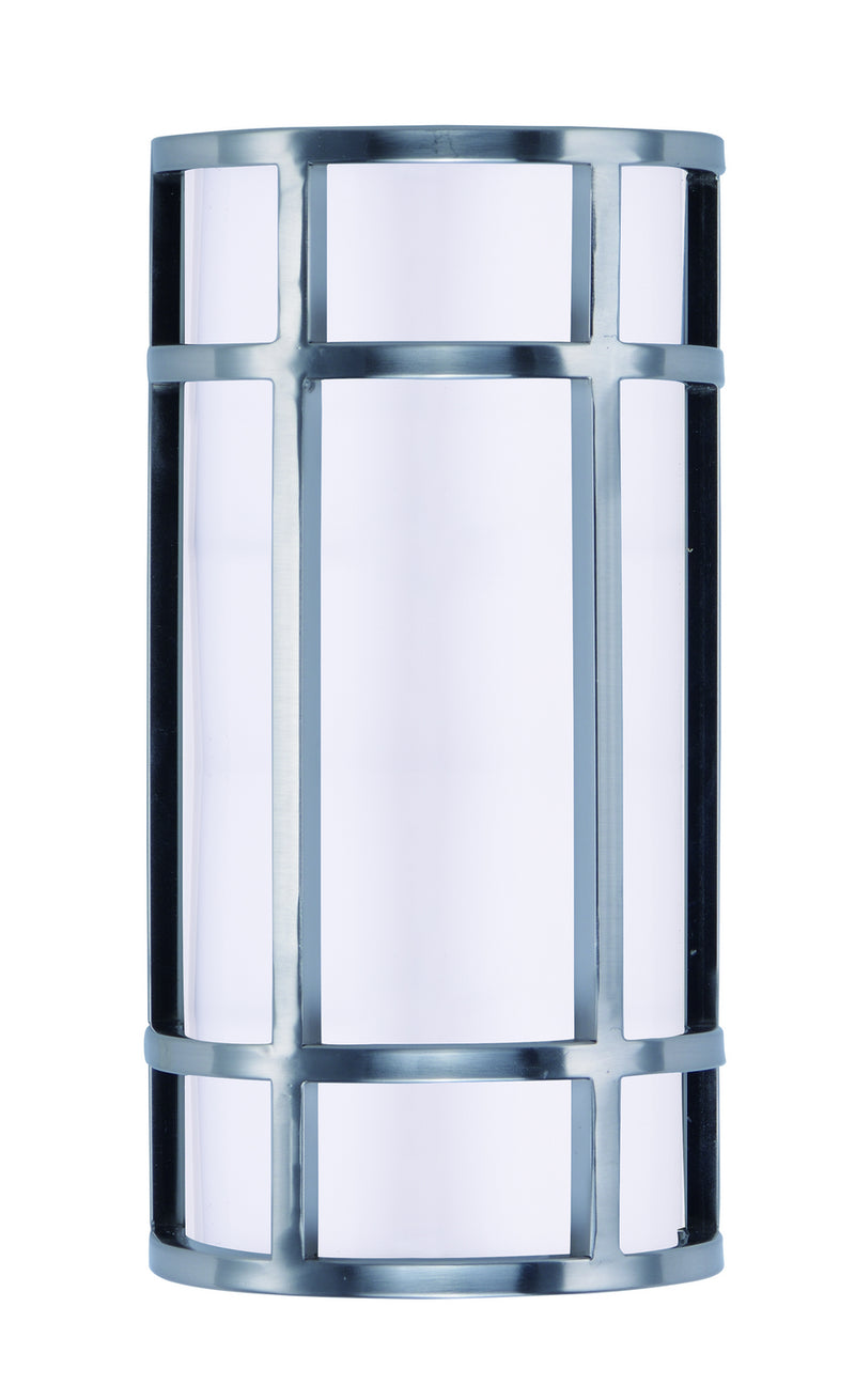 Maxim 55571WTSN LED Outdoor Wall Sconce, Satin Nickel