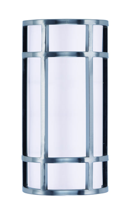 Maxim 55571WTSN LED Outdoor Wall Sconce, Satin Nickel