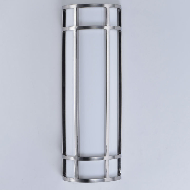Maxim 55573WTSN LED Outdoor Wall Sconce, Satin Nickel