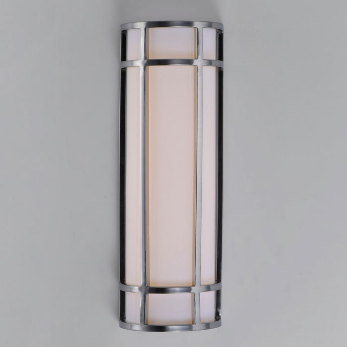 Maxim 55573WTSN LED Outdoor Wall Sconce, Satin Nickel