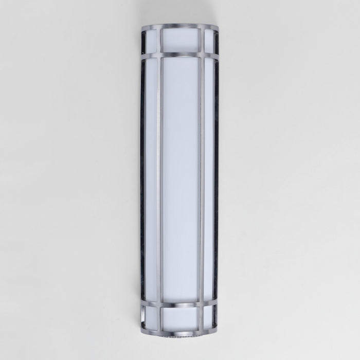 Maxim 55575WTSN LED Outdoor Wall Sconce, Satin Nickel