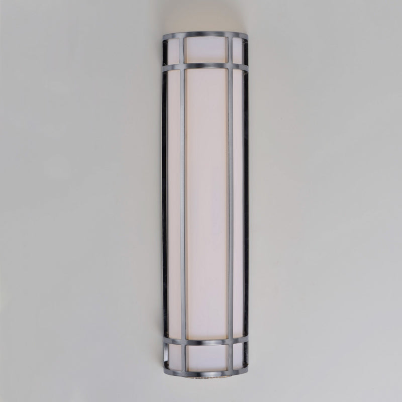 Maxim 55575WTSN LED Outdoor Wall Sconce, Satin Nickel