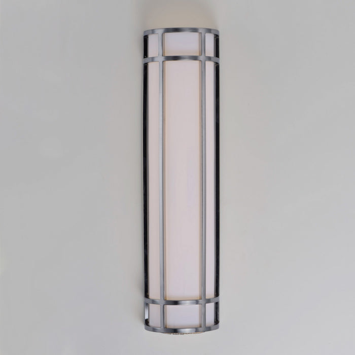 Maxim 55575WTSN LED Outdoor Wall Sconce, Satin Nickel