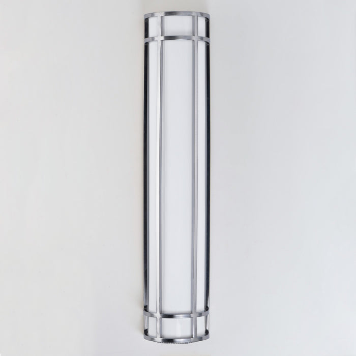 Maxim 55577WTSN LED Outdoor Wall Sconce, Satin Nickel