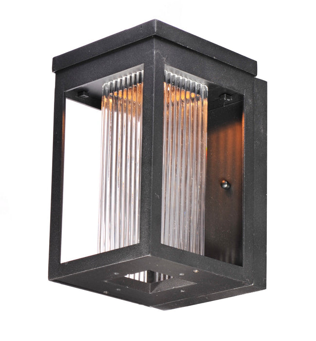 Maxim 55902CRBK LED Outdoor Wall Sconce, Black
