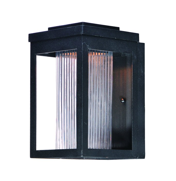 Maxim 55902CRBK LED Outdoor Wall Sconce, Black