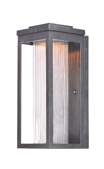 Maxim 55904CRBK LED Outdoor Wall Sconce, Black