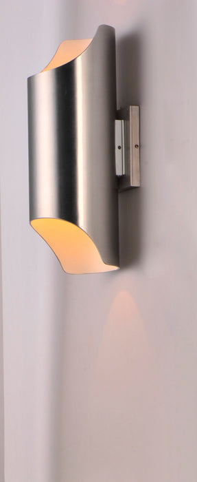 Maxim 86119AL LED Outdoor Wall Sconce, Brushed Aluminum