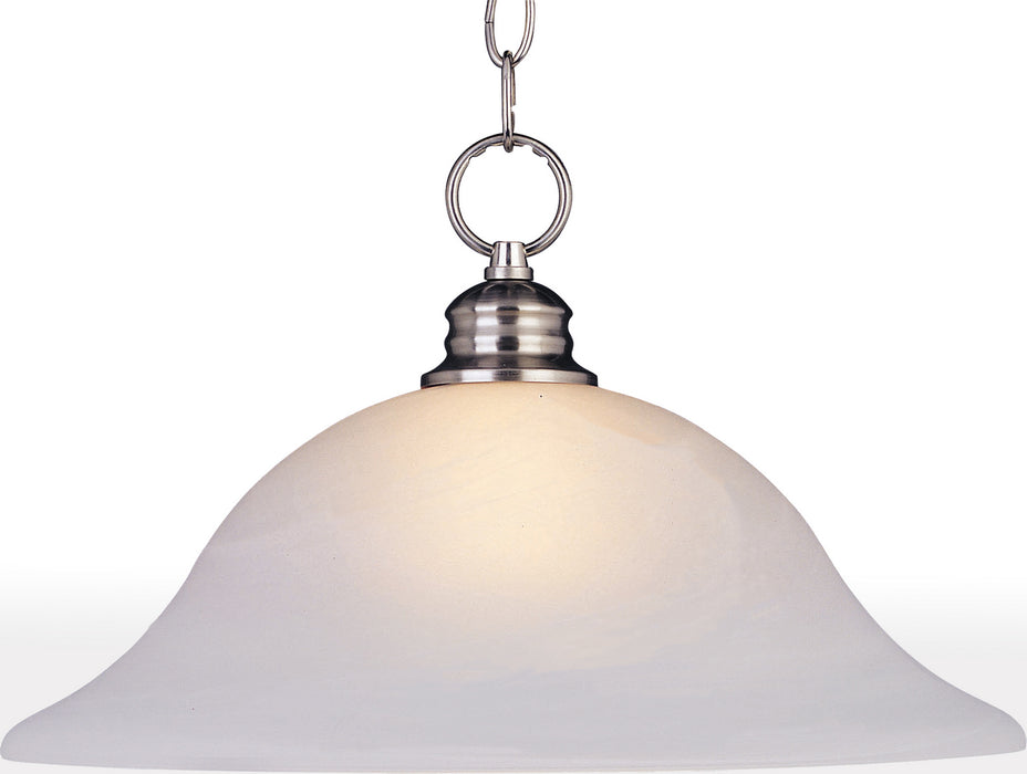 Maxim 91076FTSN One Light Pendant, Satin Nickel