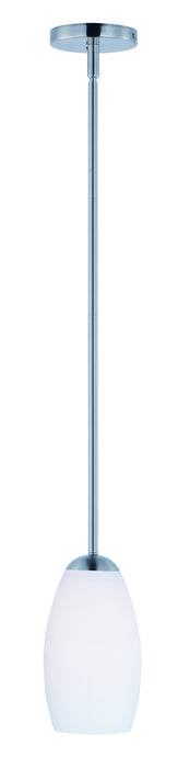 Maxim 91650SWSN One Light Mini Pendant, Satin Nickel