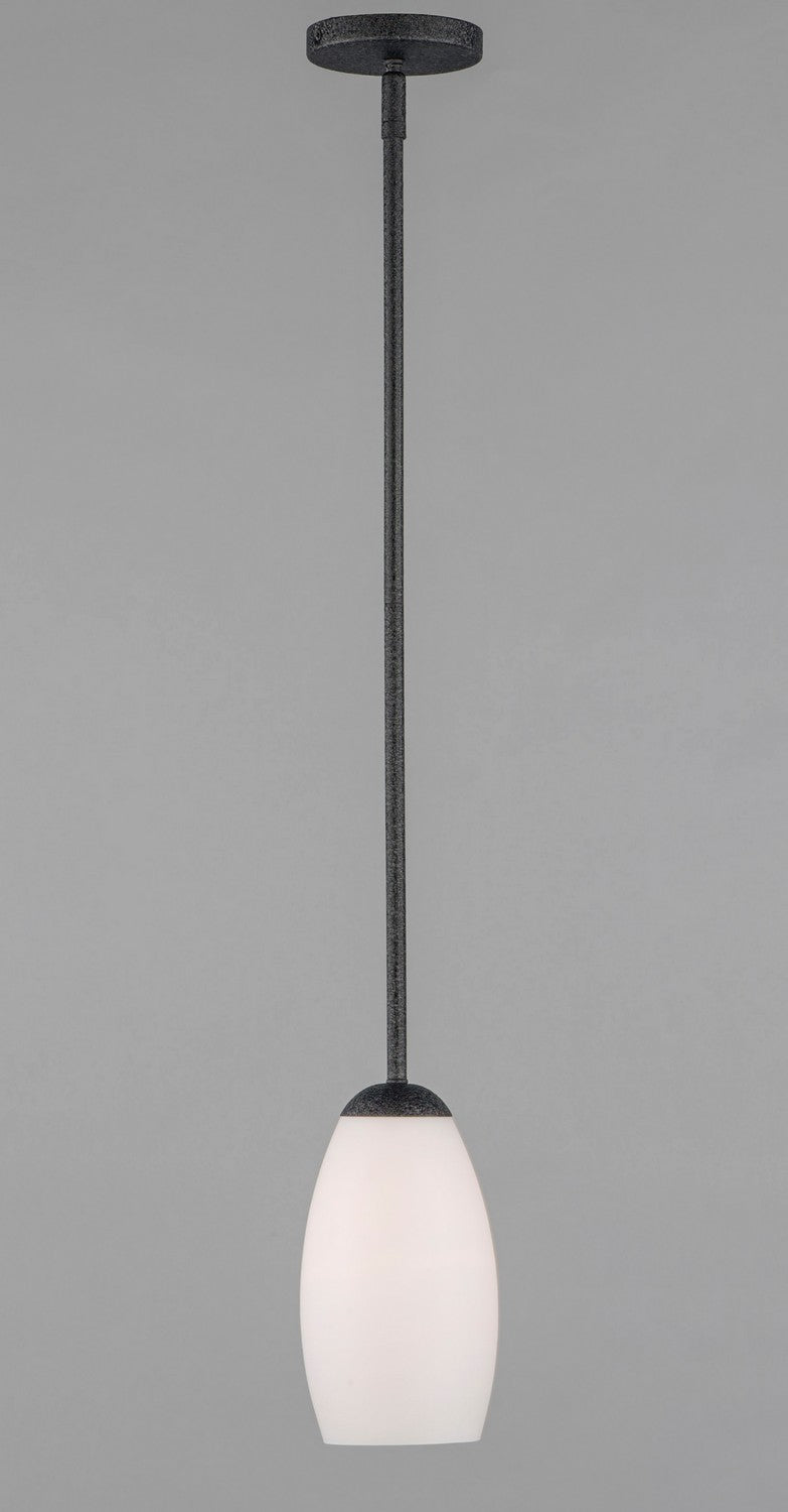 Maxim 91650SWTXB One Light Mini Pendant, Textured Black