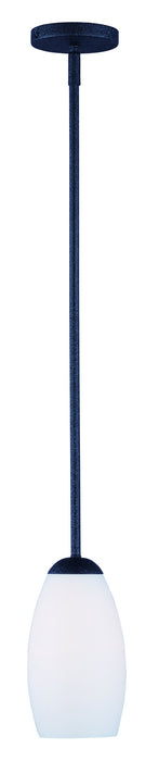 Maxim 91650SWTXB One Light Mini Pendant, Textured Black