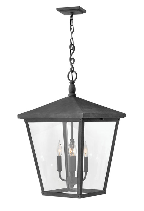 Hinkley 1428DZ LED Hanging Lantern, Aged Zinc