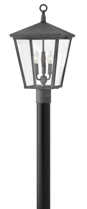 Hinkley 1431DZ LED Post Top/ Pier Mount, Aged Zinc