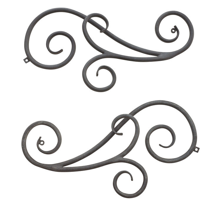 Hinkley 1433DZ-SCR Accessory Scroll, Aged Zinc