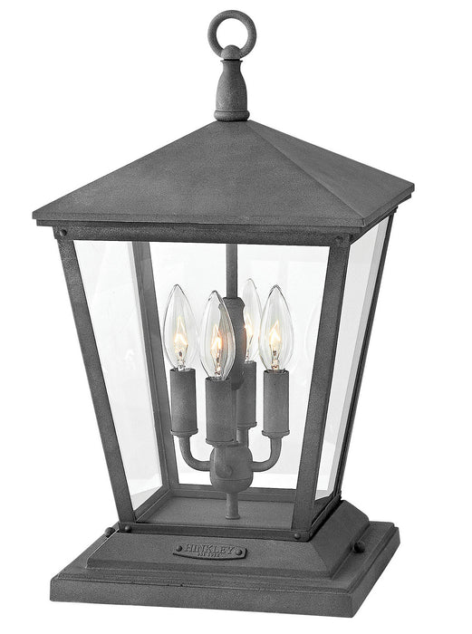 Hinkley 1437DZ LED Post Top/ Pier Mount, Aged Zinc