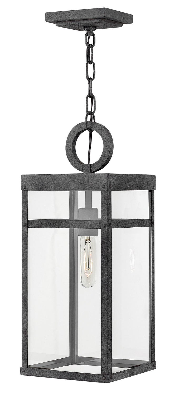 Hinkley 2802DZ LED Hanging Lantern, Aged Zinc