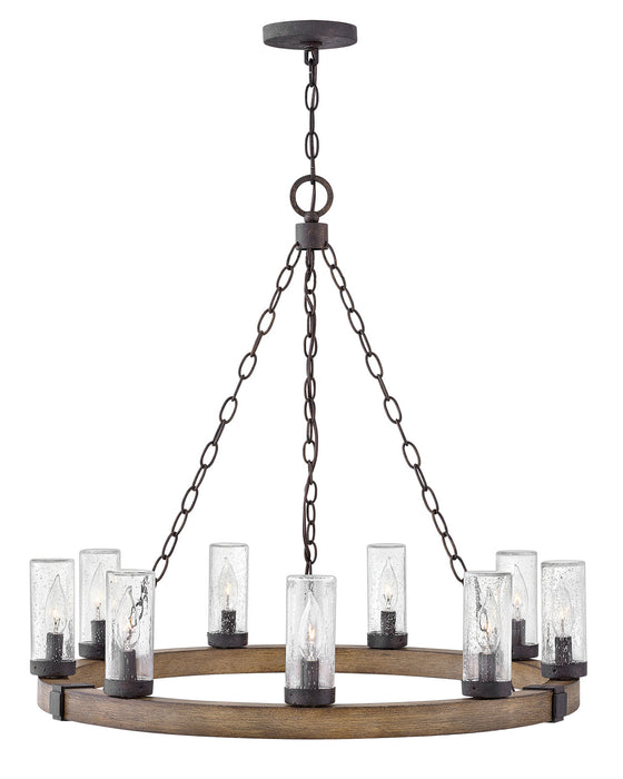 Hinkley 29208SQ LED Outdoor Chandelier, Sequoia
