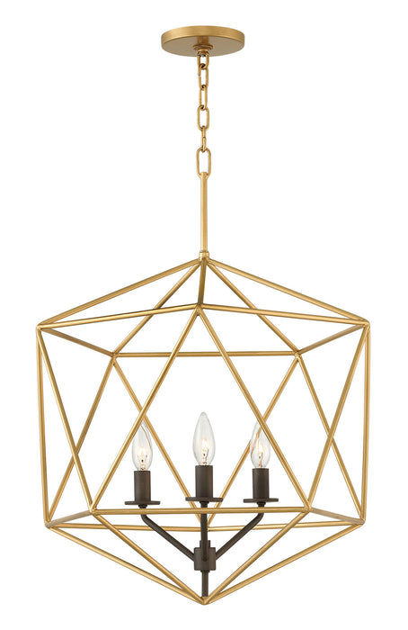 Hinkley 3023DG LED Pendant, Deluxe Gold