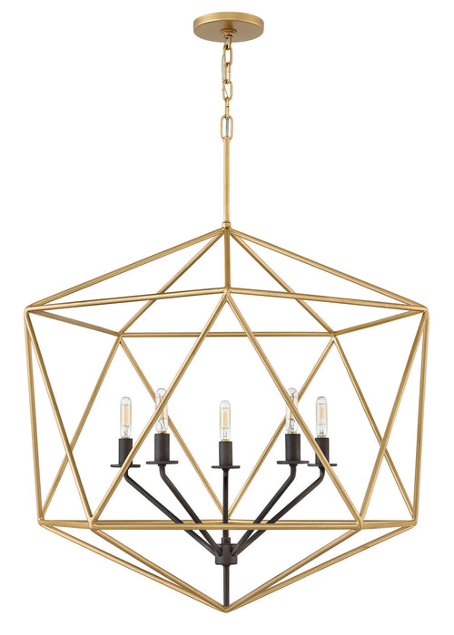 Hinkley 3025DG LED Pendant, Deluxe Gold
