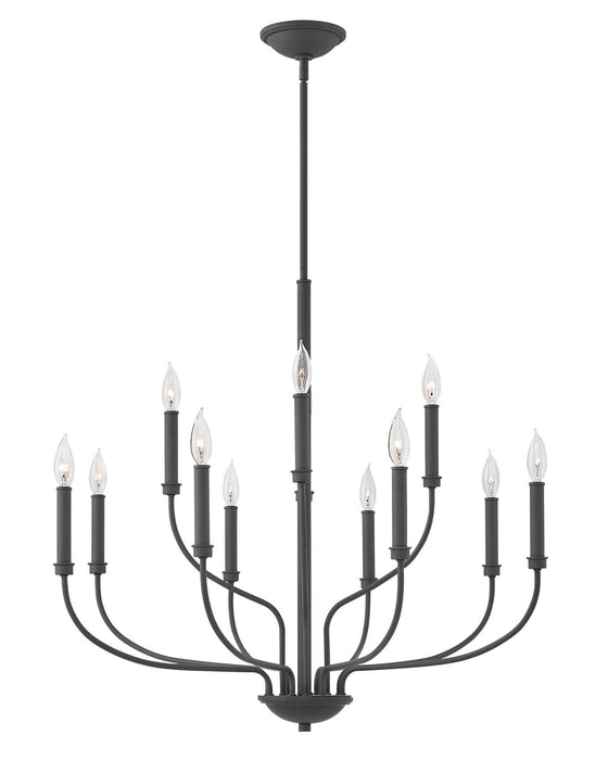 Hinkley 3078KZ LED Chandelier, Buckeye Bronze