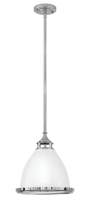 Hinkley 3126PT LED Pendant, Polished White