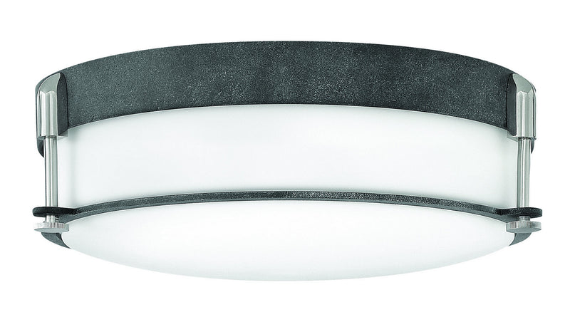 Hinkley 3233DZ LED Flush Mount, Aged Zinc