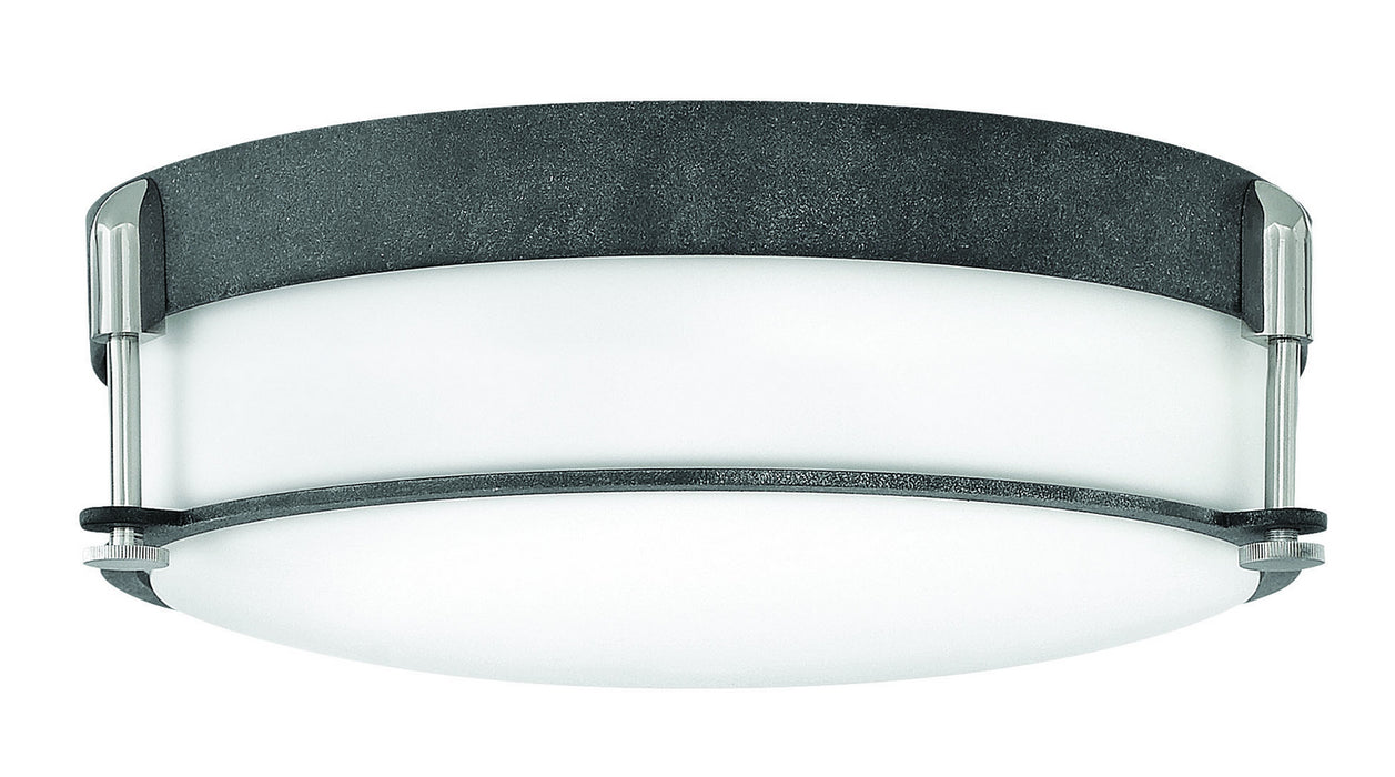 Hinkley 3233DZ LED Flush Mount, Aged Zinc