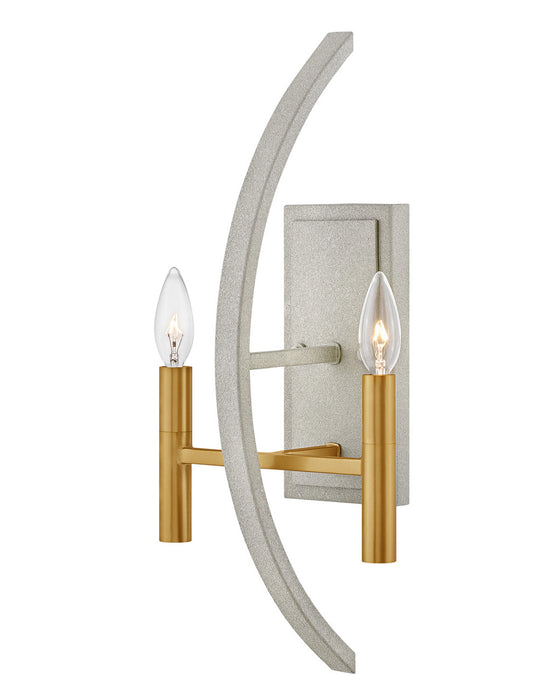 Hinkley 3460CG LED Wall Sconce, Cement Gray