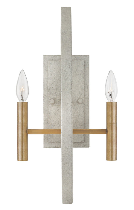 Hinkley 3460CG LED Wall Sconce, Cement Gray