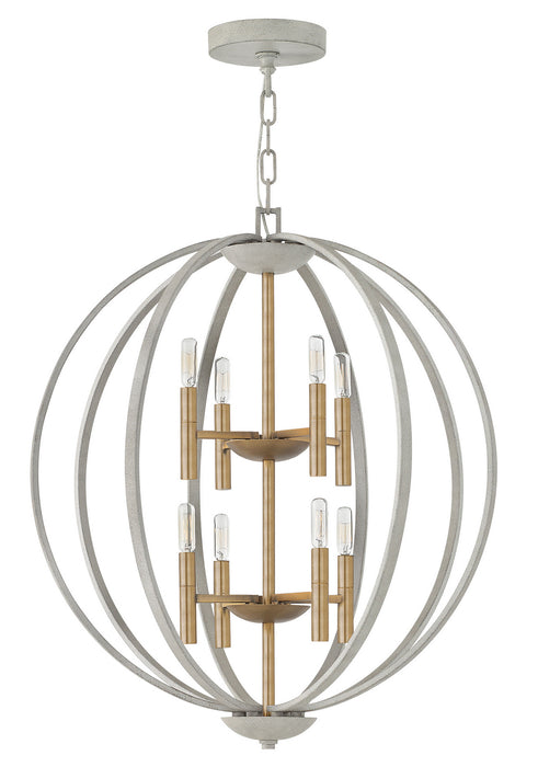 Hinkley 3468CG LED Foyer Pendant, Cement Gray