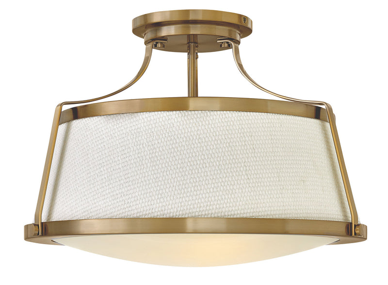 Hinkley 3522BC LED Flush Mount, Brushed Caramel