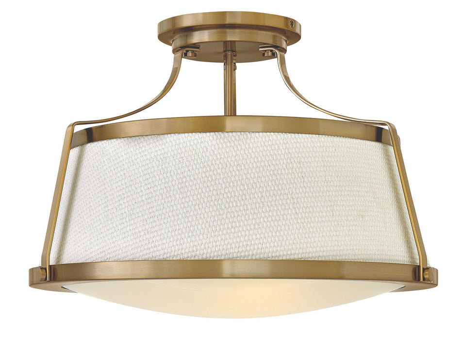 Hinkley 3522BC LED Flush Mount, Brushed Caramel