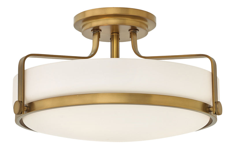 Hinkley 3643HB LED Flush Mount, Heritage Brass
