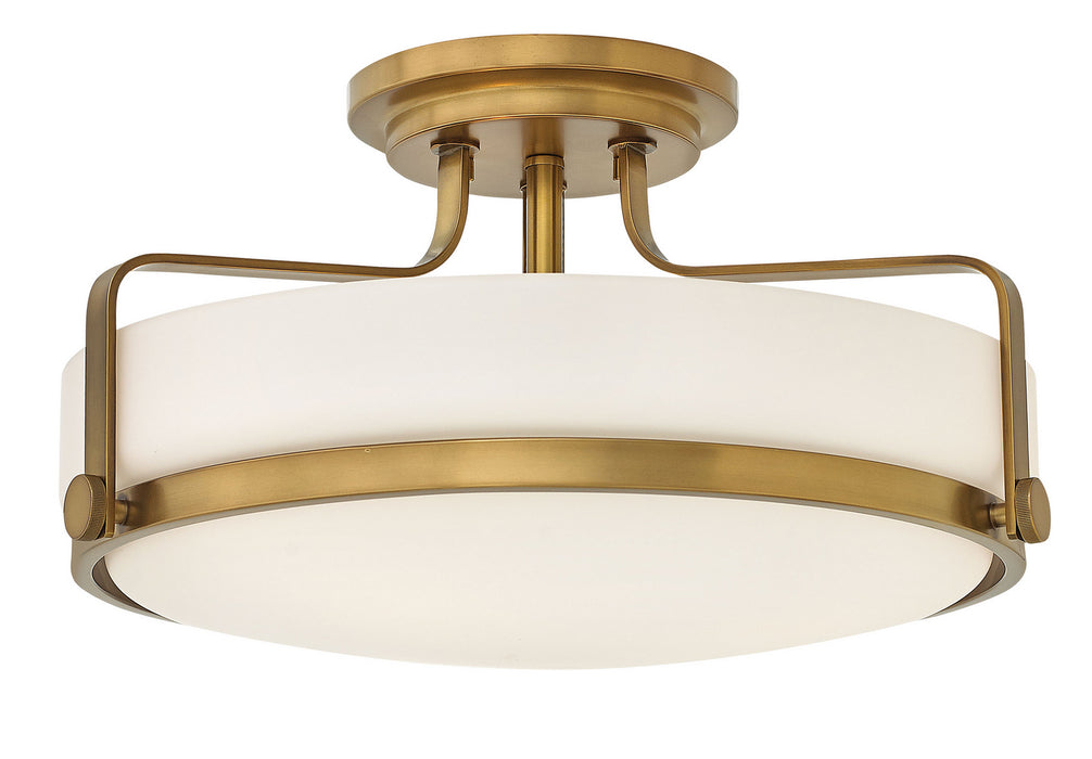Hinkley 3643HB LED Flush Mount, Heritage Brass