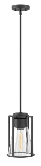 Hinkley 63307BK-CL LED Pendant, Black