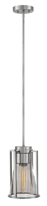 Hinkley 63307BN-SM LED Pendant, Brushed Nickel with Smoked glass