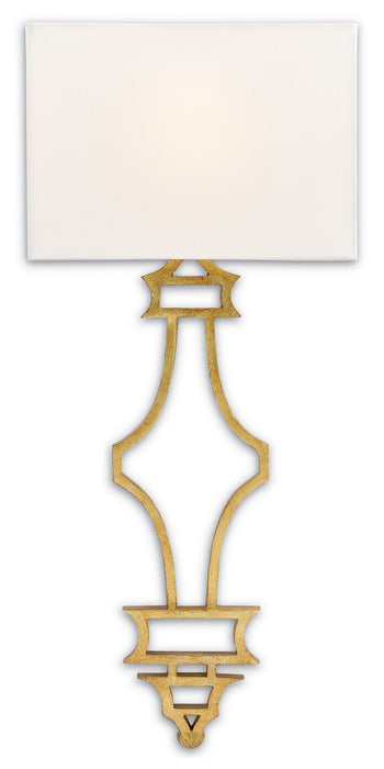 Currey and Company 5000-0030 One Light Wall Sconce, Antique Gold Leaf