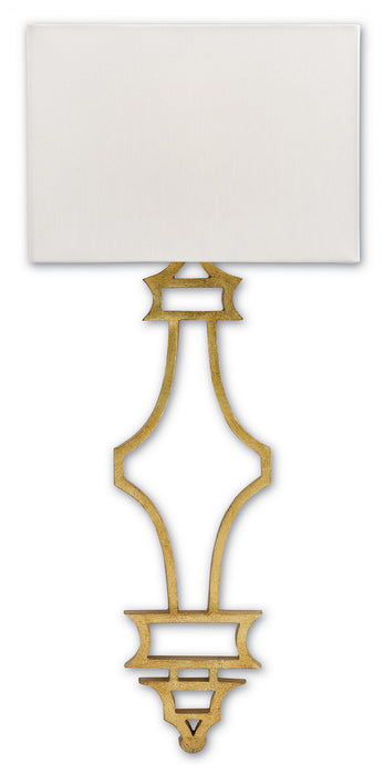 Currey and Company 5000-0030 One Light Wall Sconce, Antique Gold Leaf