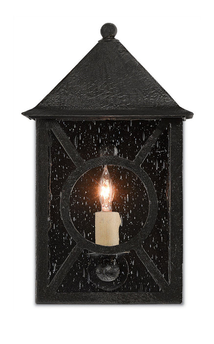 Currey and Company 5500-0004 One Light Outdoor Wall Sconce, Midnight